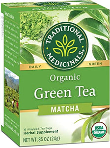 Traditional Medicinals Organic Matcha Green Tea (16 Tea Bags)