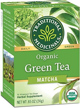 Traditional Medicinals Organic Matcha Green Tea (16 Tea Bags)