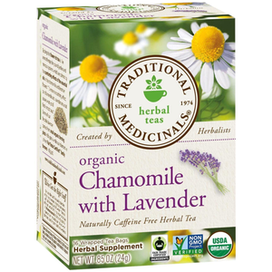 Traditional Medicinals Organic Chamomile w/ Lavender Tea (20 Tea Bags)