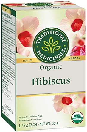Traditional Medicinals Organic Hibiscus Tea (16 Tea Bags)
