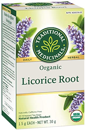 Traditional Medicinals Organic Licorice Root Tea (16 Tea Bags)
