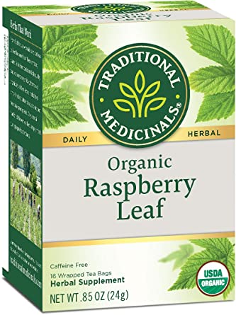 Traditional Medicinals Organic Raspberry Leaf Tea (16 Tea Bags)