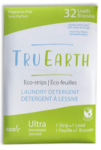 Tru Earth Laundry Detergent Eco-Strips Fragrance Free (32 Loads)