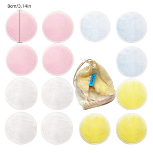 Tru Earth Bamboo Rounds Reusable Makeup Remover Pads (14 Pack)