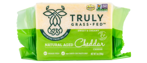 Truly Grass-Fed Medium Cheddar Cheese (198g)