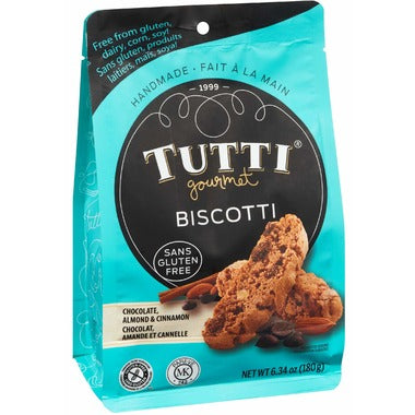 Tutti Gourmet Biscotti Chocolate, Almond & Cinnamon (180g)