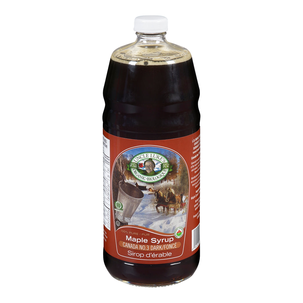Uncle Luke's Grade A Very Dark Maple Syrup (1L)