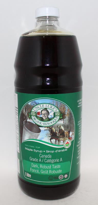 Uncle Luke's Grade A Dark Robust Maple Syrup (1L)