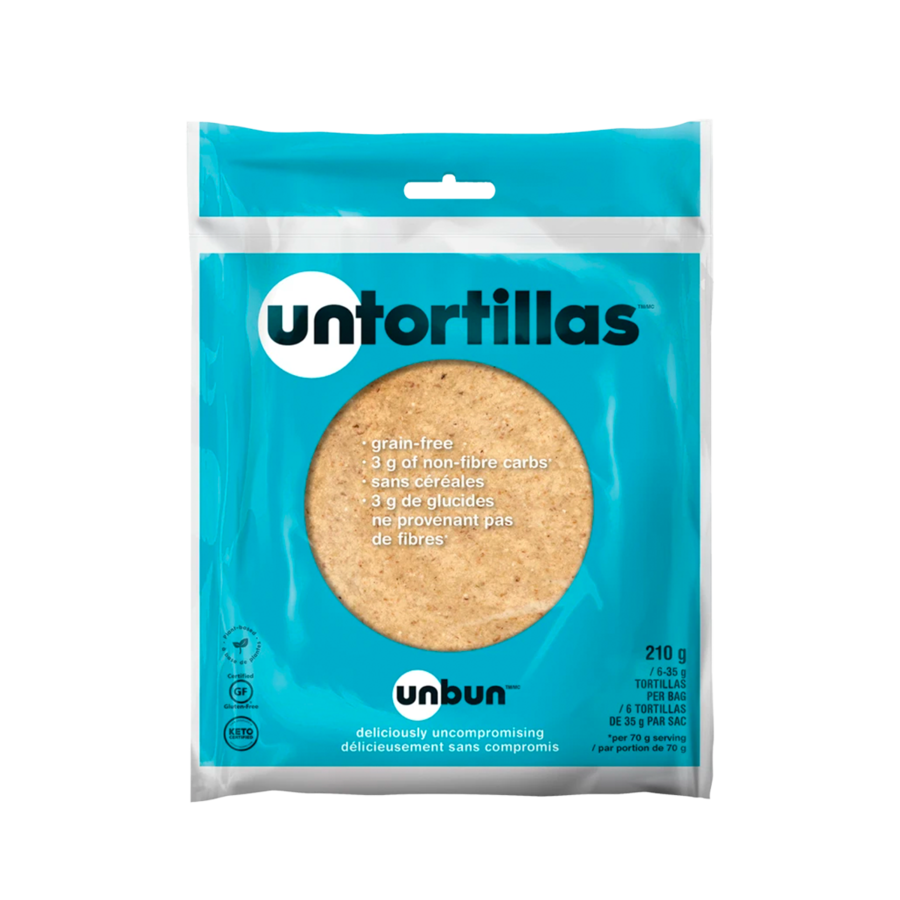 Unbun Keto Untortillas (6 tortillas)