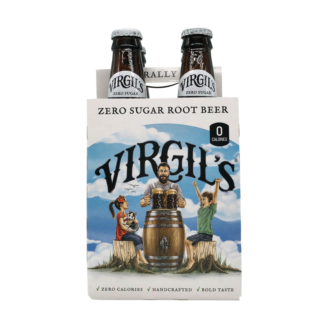 Virgil's Rootbeer Soda ZERO SUGAR (4x355ml)