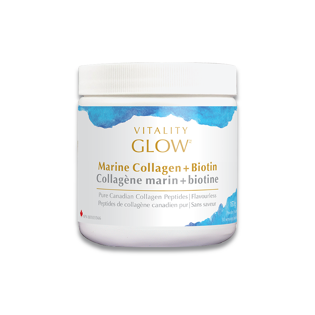 Vitality Glow Marine Collagen + Biotin (153g)