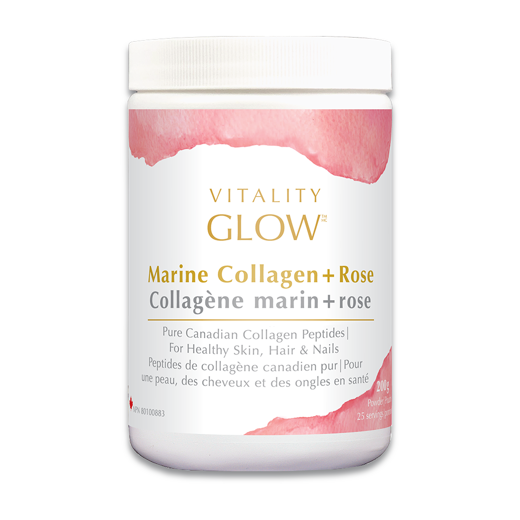 Vitality Glow Marine Collagen + Rose (200g)