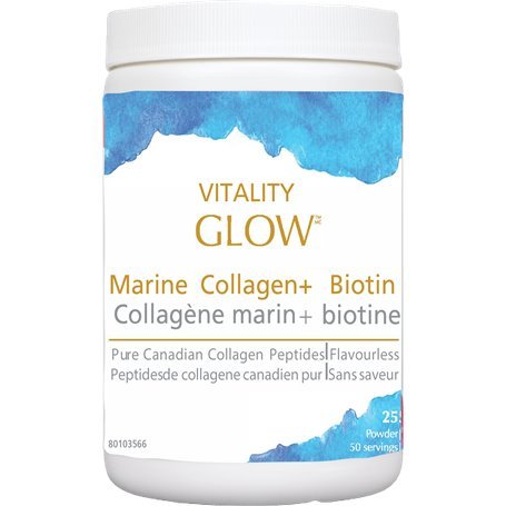 Vitality Glow Marine Collagen + Biotin (255g)