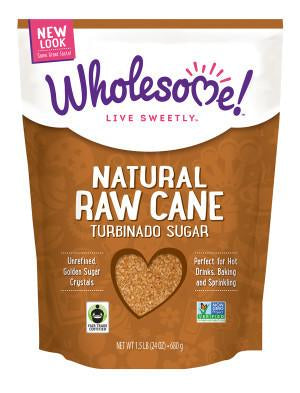 Wholesome Raw Turbinado Cane Sugar (681g)