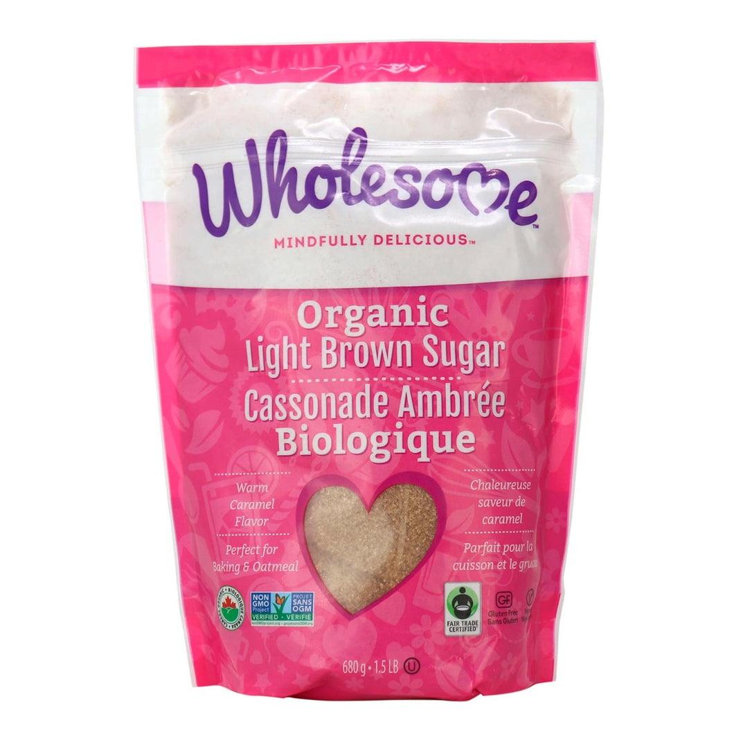 Wholesome Light Brown Sugar (680g)