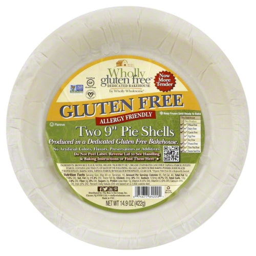 Wholly Wholesome Gluten Free Pie Shells (2 Pack)