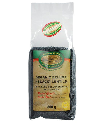 Willow Creek Beluga (Black) Lentils 800g