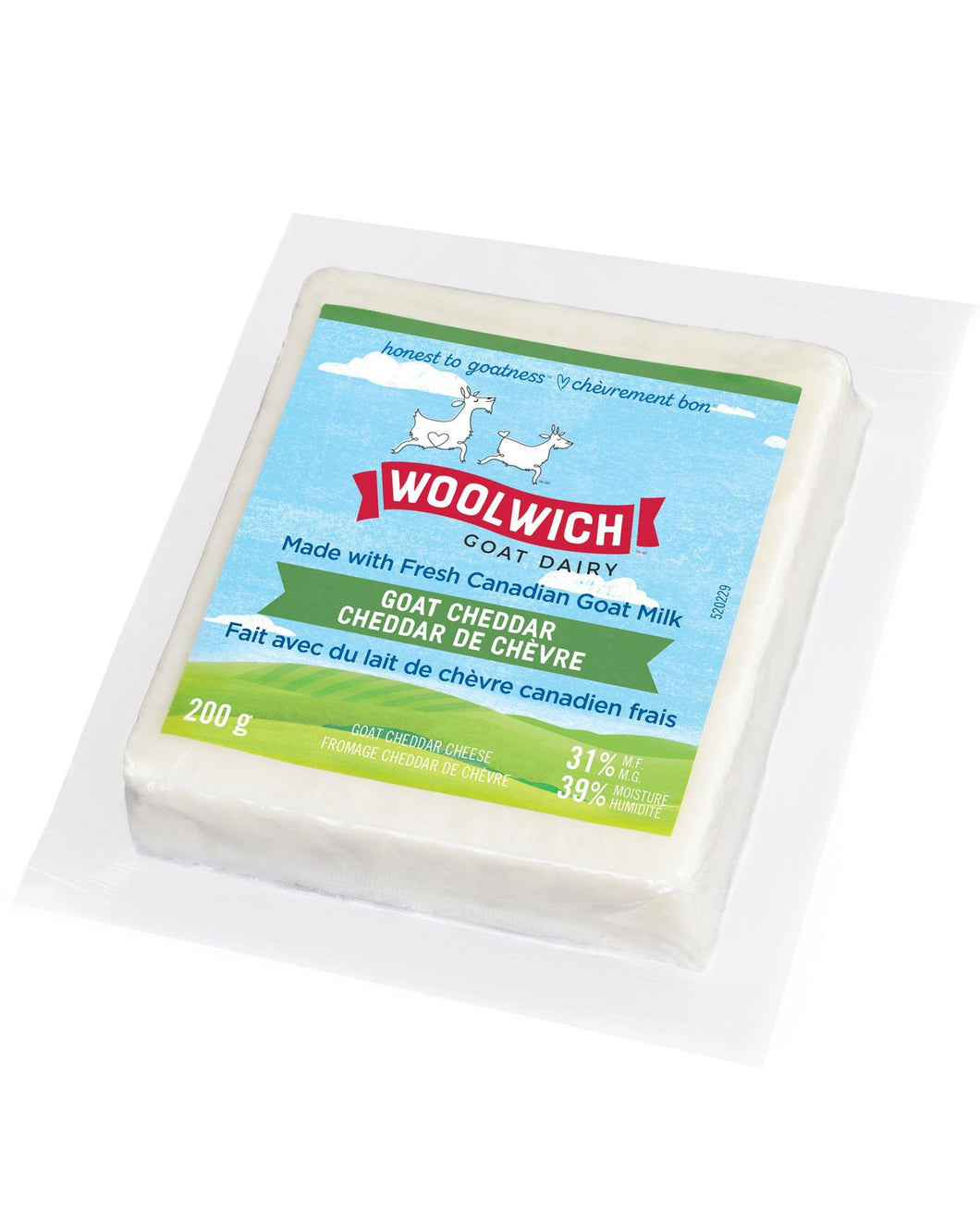 Woolwich Goat Cheddar Cheese (200g)