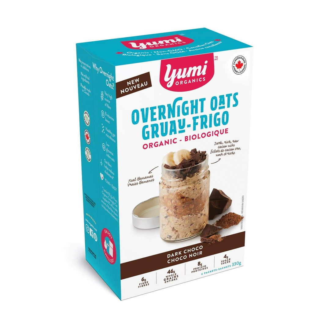 Yumi Organics Overnight Oats Dark Choco (6 Packets)