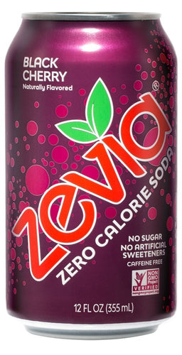 Zevia Soda Black Cherry (355ml)