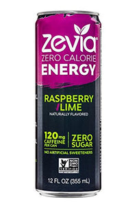 Zevia Energy Raspberry Lime (355ml)