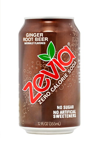 Zevia Ginger Root Beer (355ml)