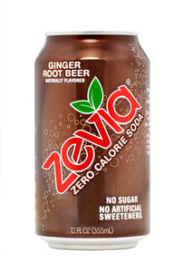 Zevia Ginger Root Beer (355ml)