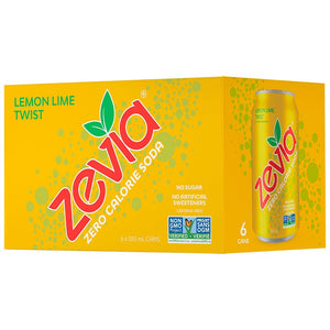 Zevia Soda Lemon Lime Twist (6 pack)