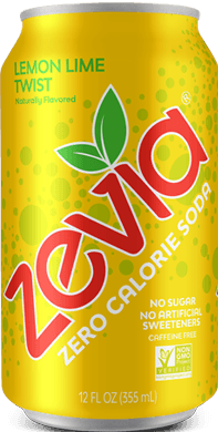 Zevia Soda Lemon Lime Twist (355ml)